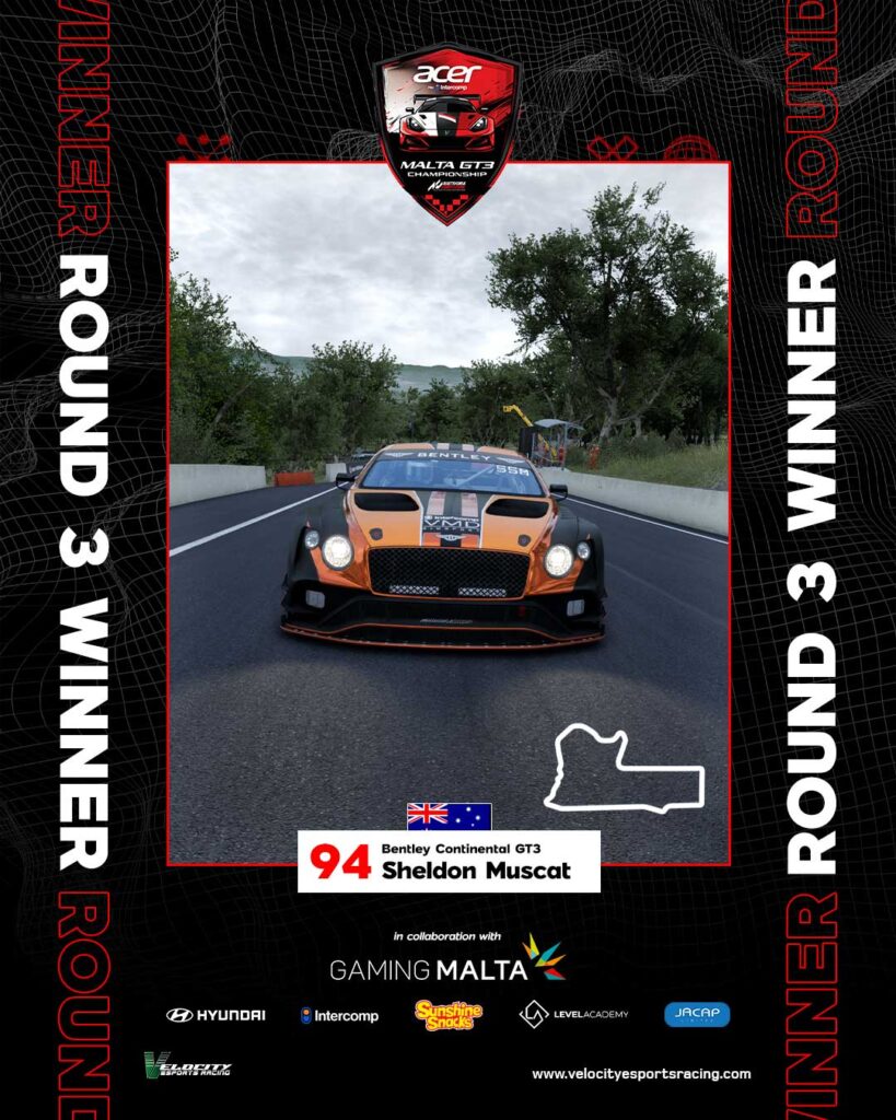 ACER MALTA GT3 CHAMPIONSHIP ROUND 3: MUSCAT WINS IN MOUNT PANORAMA
