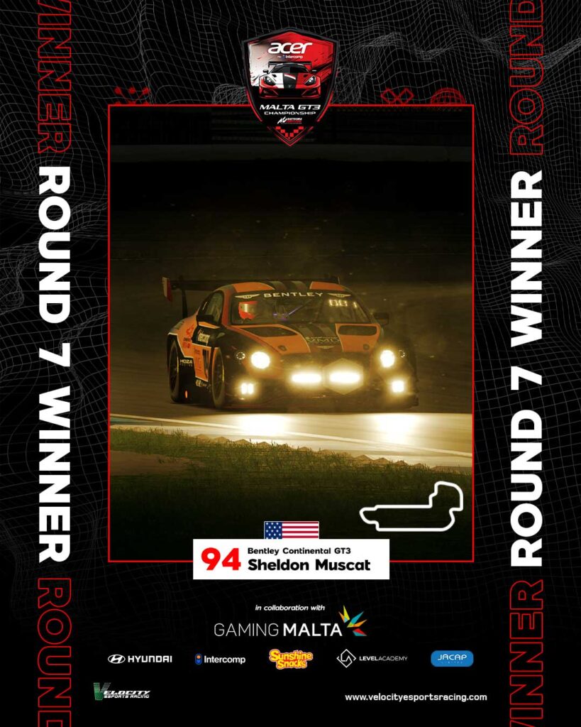 ACER MALTA GT3 CHAMPIONSHIP ROUND 7: MUSCAT RETURNS TO WINNING WAYS IN INDIANAPOLIS